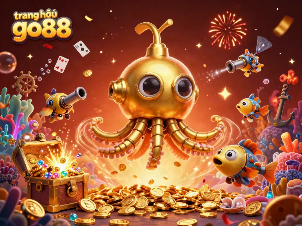 Experience the thrilling games at trang chủ go88 with vibrant underwater excitement and dynamic characters.