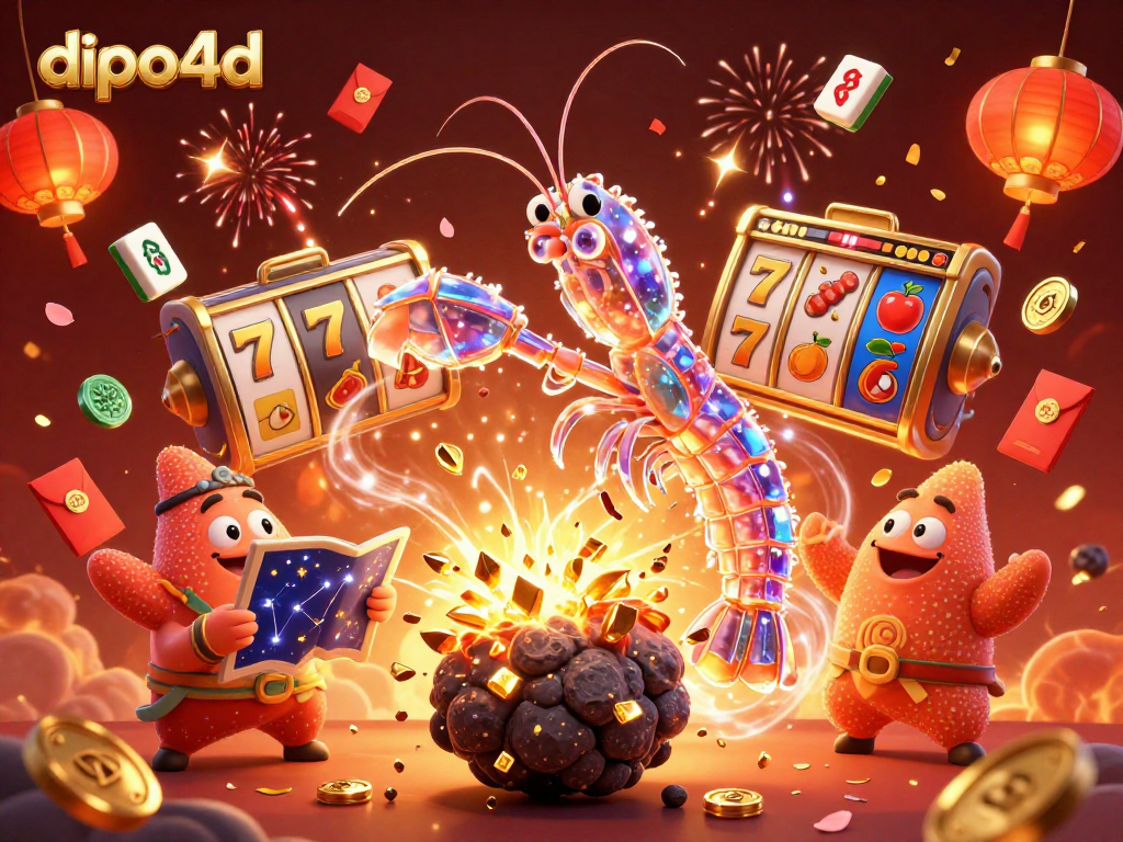 Experience exciting gameplay with dipo4d, featuring a galactic samurai amidst dynamic casino elements.