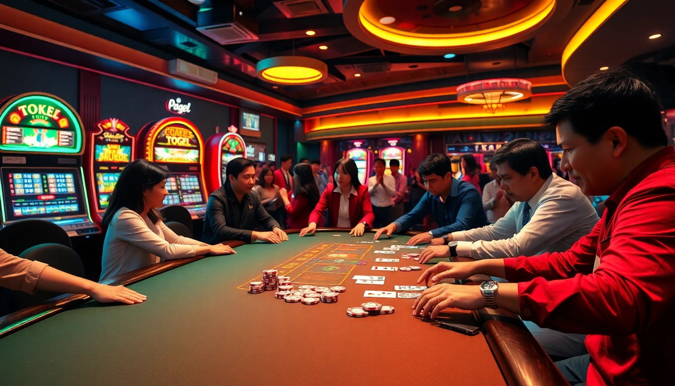 Menang besar dalam gta togel di kasino yang penuh warna dengan suasana menegangkan.