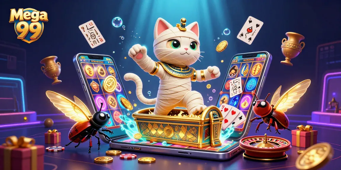 Play exciting slot games to win big at mega 99 with dynamic characters in a vibrant casino.