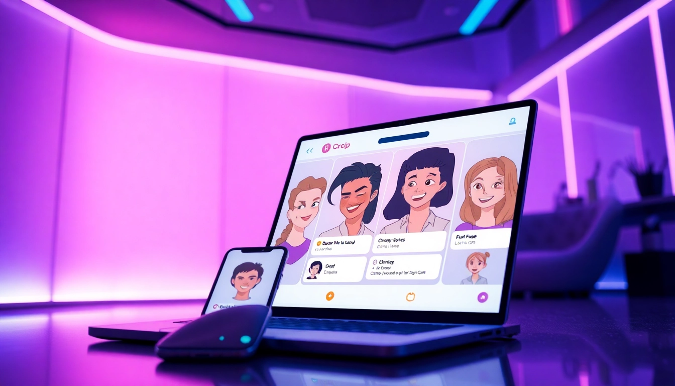 Engaging NSFW character AI chat with Crushon IA interface on smartphone.