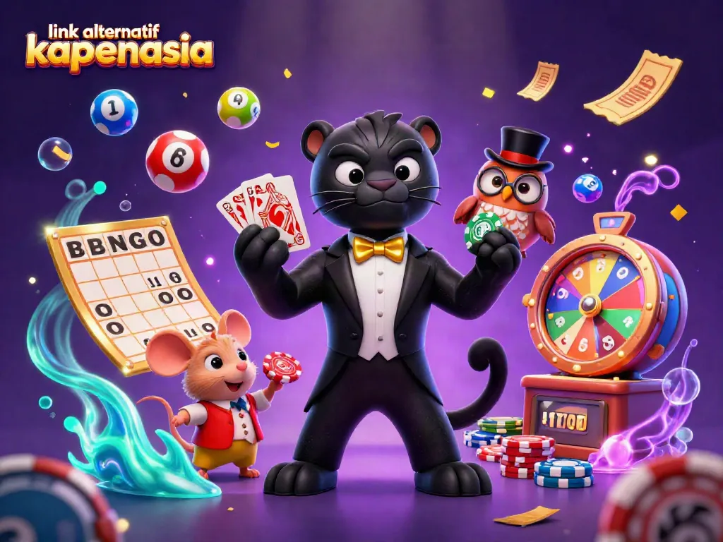 Menangkan hadiah besar dengan link alternatif kaptenasia yang dikombinasikan dengan karakter kasino 3D yang menarik.