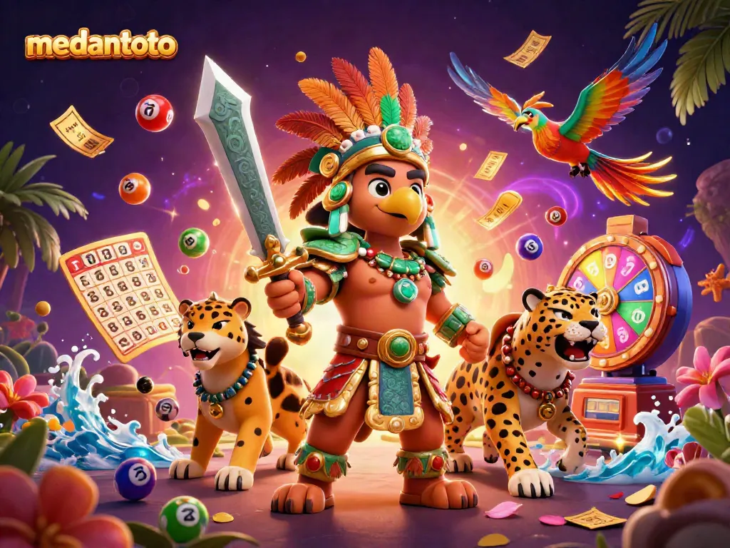 Menggali peluang menang di medantoto dengan lotere berwarna-warni dan karakter kaya detail.