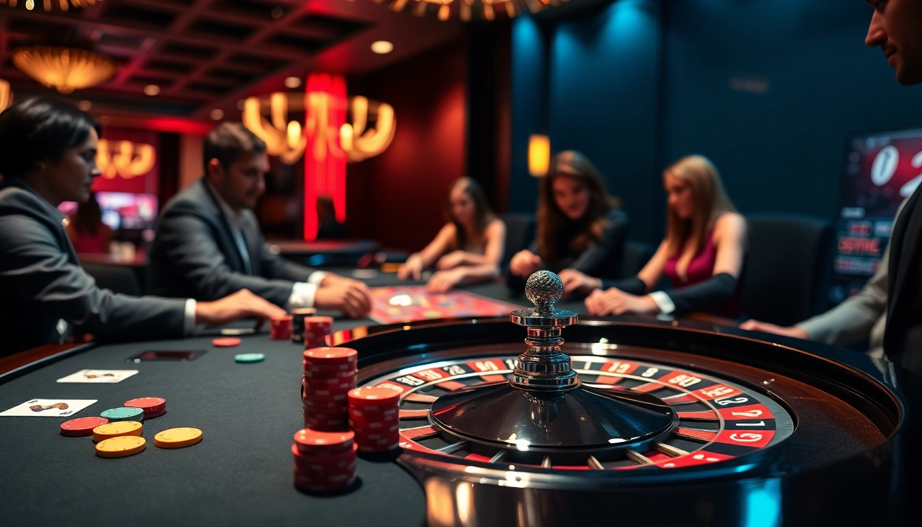 Menangkan permainan ondel4d di meja roulette dengan pemain terlibat di dalamnya.