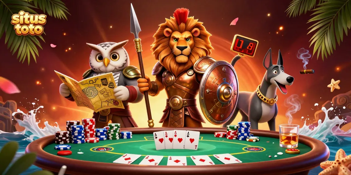 Menangkan situs toto dengan strategi taruhan di atas meja poker yang penuh warna