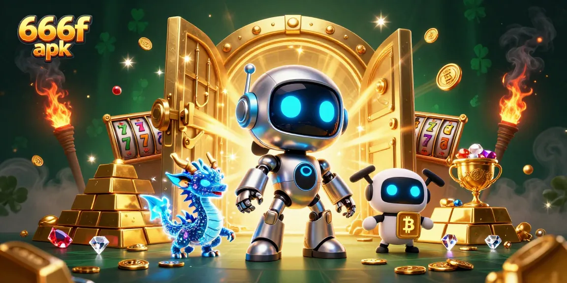 Experience winning thrills with 666f apk in a vibrant, rich casino-themed scene.
