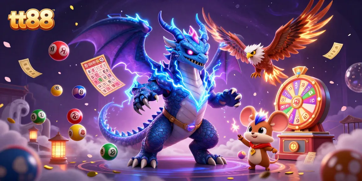 Experience thrilling gameplay with tt88 as a dynamic 3D casino adventure unfolds in vibrant colors.