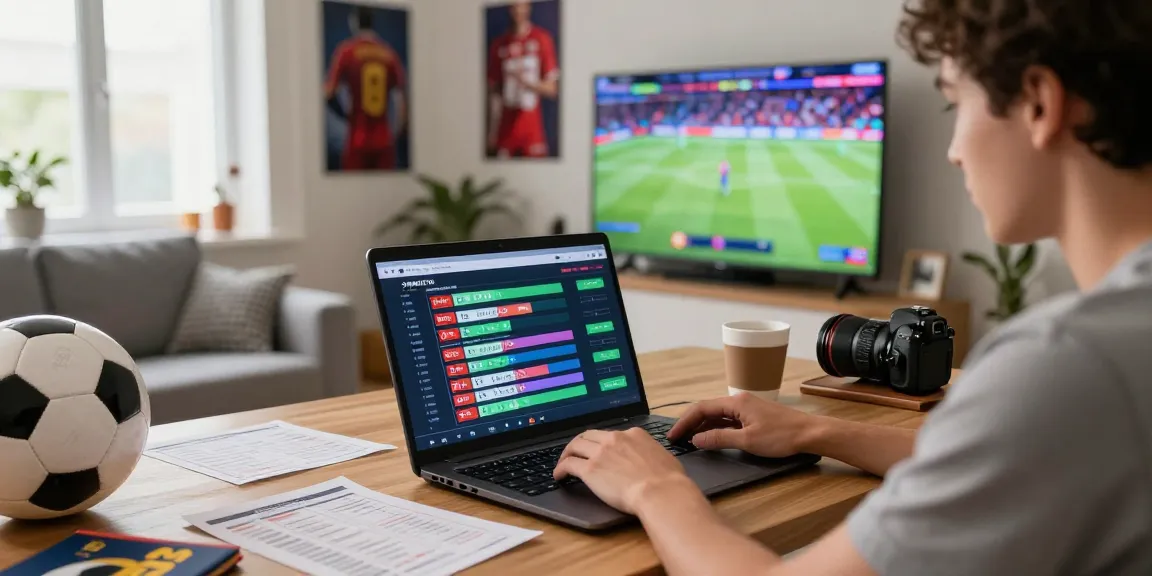 Engaged user placing bets on TEMPOTOTO bola during Piala Dunia 2026, dynamic sports environment.