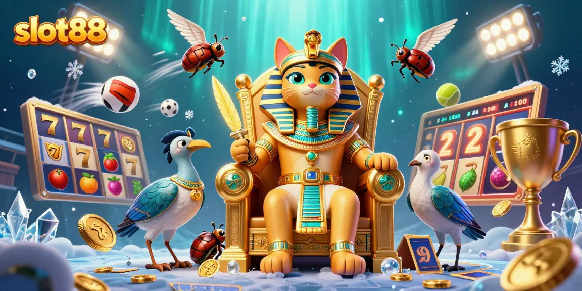 Slot88 menawarkan petualangan slot yang menarik dengan pharaoh kucing dan elemen beruntung lainnya.