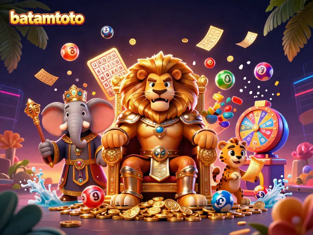 Engage with batamtoto's vibrant online gaming scene featuring spectacular casino characters.