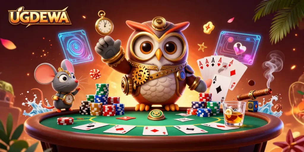 Engage in thrilling gameplay with UGDEWA's immersive casino experience, featuring dynamic poker elements and stunning visuals.
