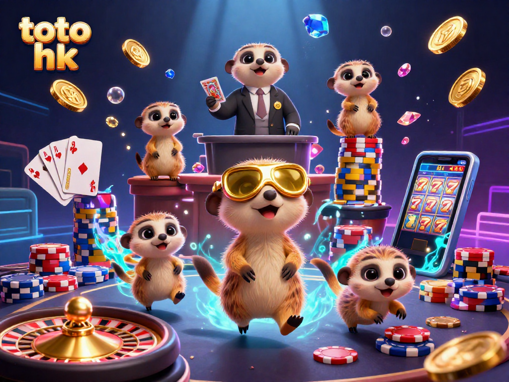 Menggoda keberuntungan dengan toto hk sambil bermain kasino yang dikelola oleh koloni meerkat yang lucu.