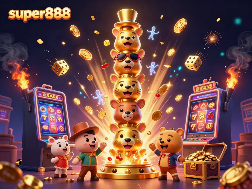 Menangkan keberuntungan dengan super888 di mesin slot 3D yang berkilauan dan penuh harta karun.