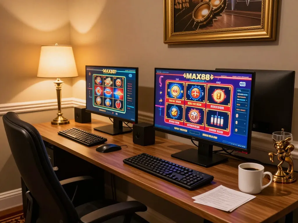 Engaging online gaming environment showcasing MAX88 casino interface with vibrant games.