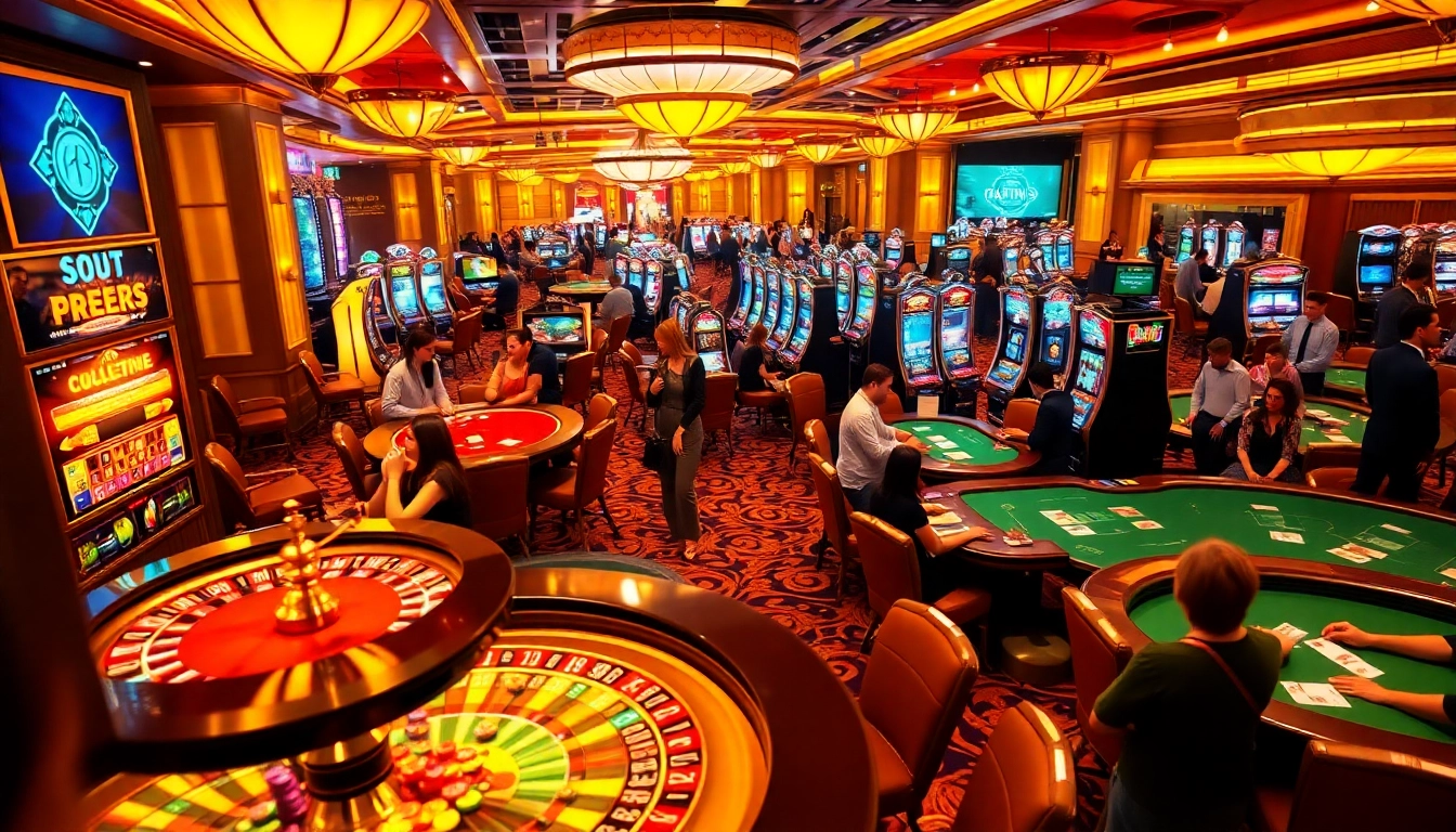 Experience the thrill of high-stakes gambling at https://go8.live/ with players at vibrant casino tables.
