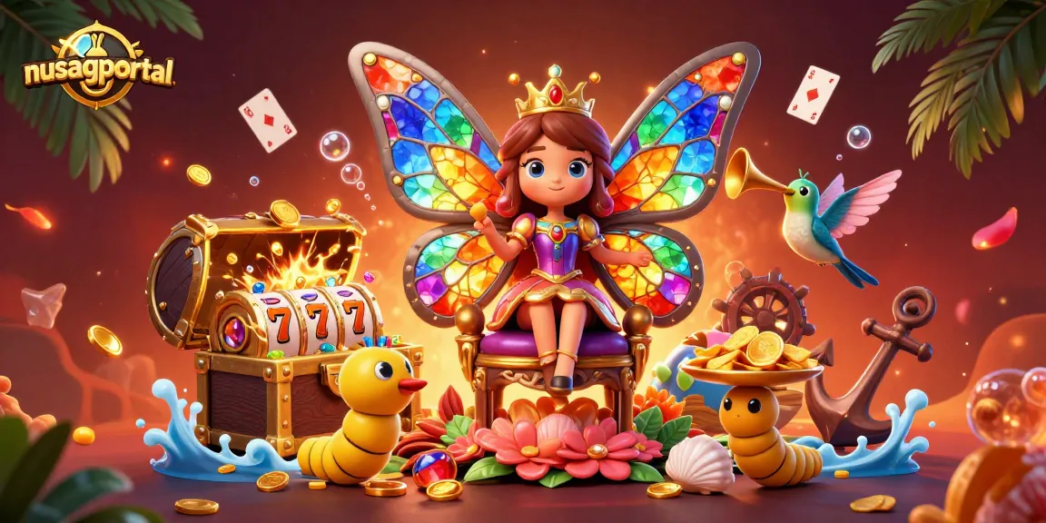 Experience thrilling gameplay at nusaggportal with dazzling slot games and vibrant casino elements.