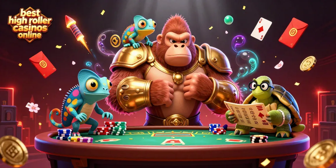 Experience the thrilling best high roller casinos online with VIP-treatment and high-stakes games.